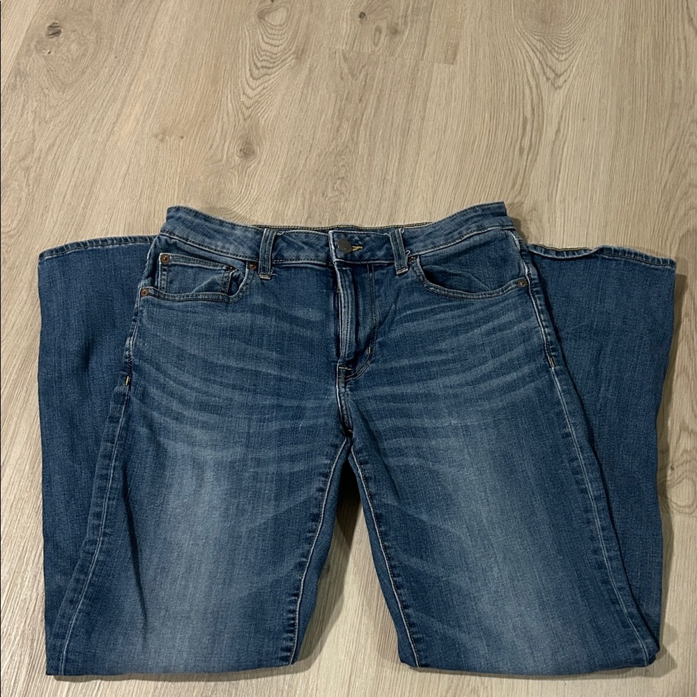 American Eagle Outfitters Dark Blue Straight Jeans